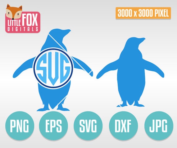 Download Svg Penguin Snow Arctic Animal Print Silhouette Digital Etsy PSD Mockup Templates