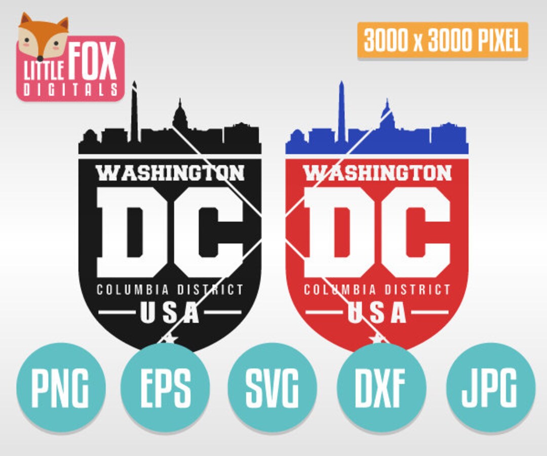 SVG Vector Washington DC. Washington Usa. Washington Dc Cut - Etsy