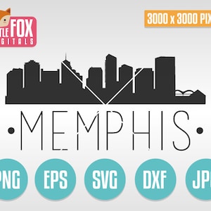 SVG-HORIZON MEMPHIS. Memphis, Tennessee, VS. Memphis gesneden bestand Skyline City. Skyline van Memphis. Memphis gesneden ontwerp silhouet Vector.