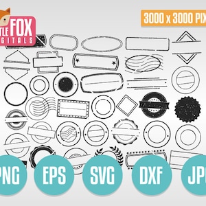 Svg STEMPEL LEEG ONTWERP, gemaakt in paspoortpostzegel Grunge silhouet. Clip art. Digitaal. png. Bewerkbare sjabloon Postmark Scrapbooking Design.