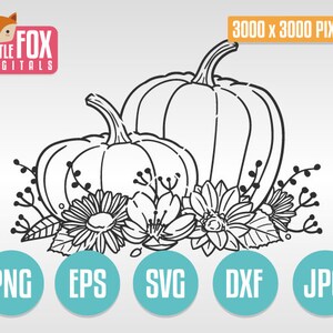 ZUCCA AUTUNNO, Composizione bouquet vintage, Amore raccolto autunnale, scarabocchio di fiori. Vettore di design boho della fattoria. Vettore di design di taglio della silhouette della stagione.