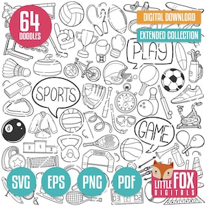 Fitness Digital Stickers for Goodnotes Planner, Sport Goodnotes Icons,  Workout Stickers, Instant Download, Gym Digital Icons, Mental Health 