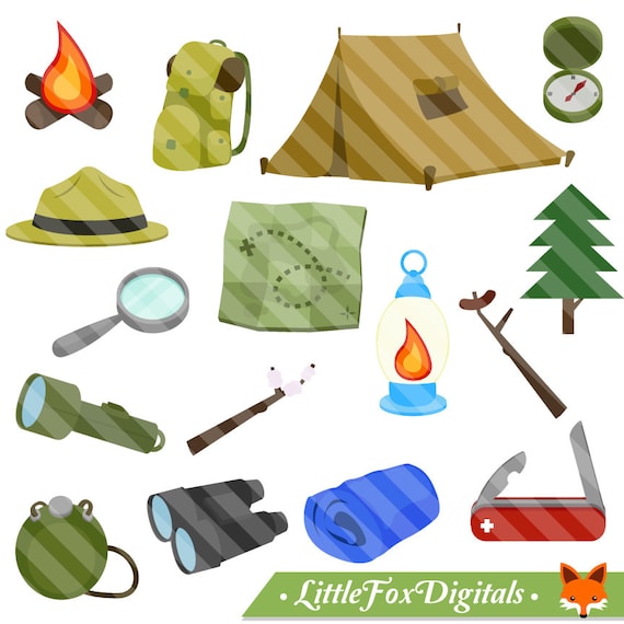 Boy Scouts Clip Art Set