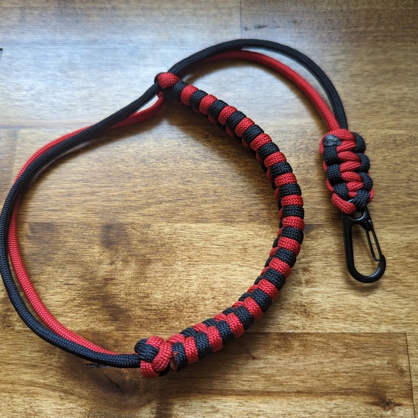Paracord Wrist Cuff Lanyard (FT) - Fully Adjustable
