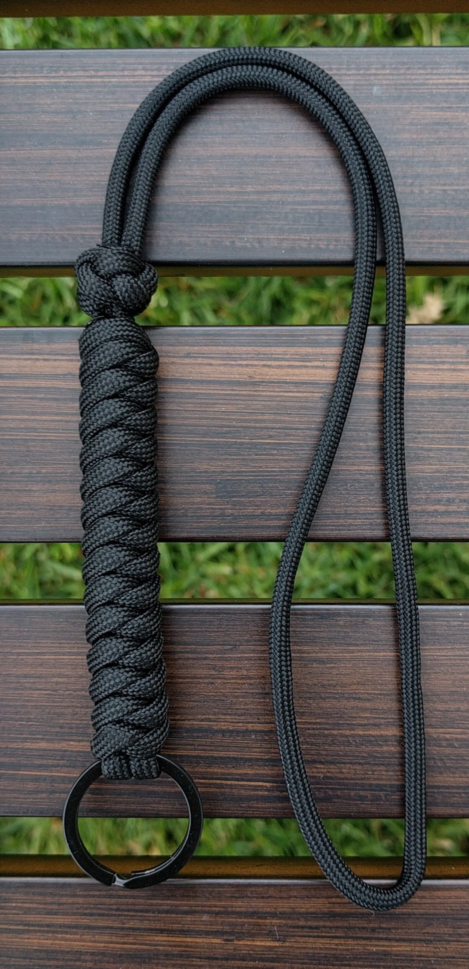 Paracord Adjustable Wrist Lanyard with KeyRing Etsy