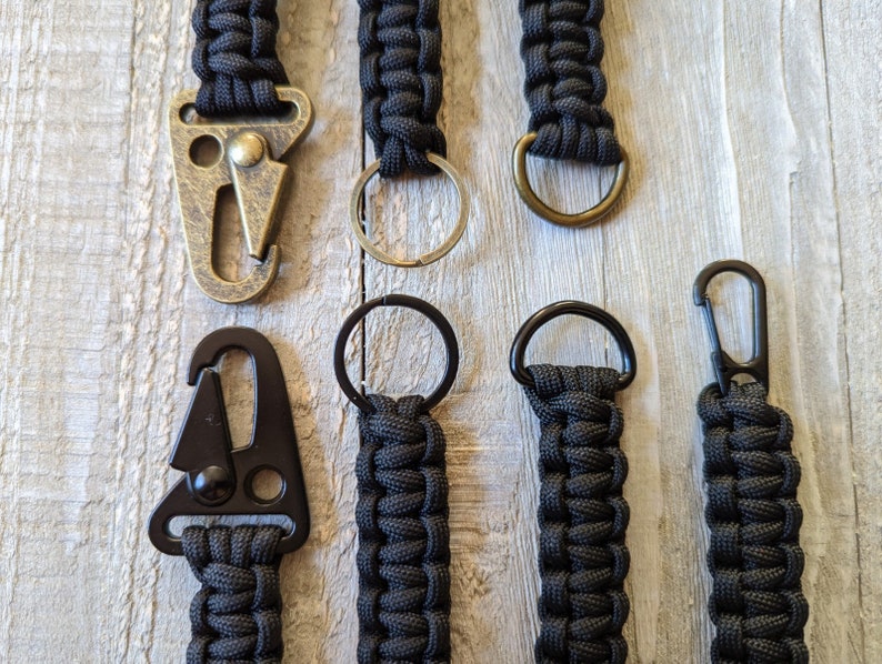 Paracord Fully Adjustable Neck Lanyard SK Cobra available upon request image 3