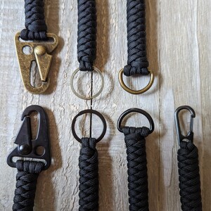 Paracord Fully Adjustable Neck Lanyard SK Cobra available upon request image 4