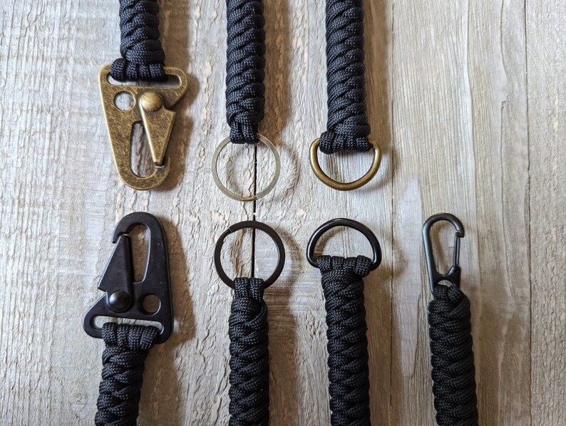 Paracord Fully Adjustable Neck Lanyard SK Cobra available upon request image 4