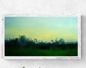 Tonalism landscape painting Evening