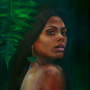 Oil Portrait woman oil painting Canvas Art Fine art painting