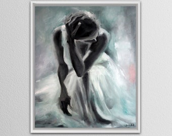 Ballerina print Fine art print Giclee