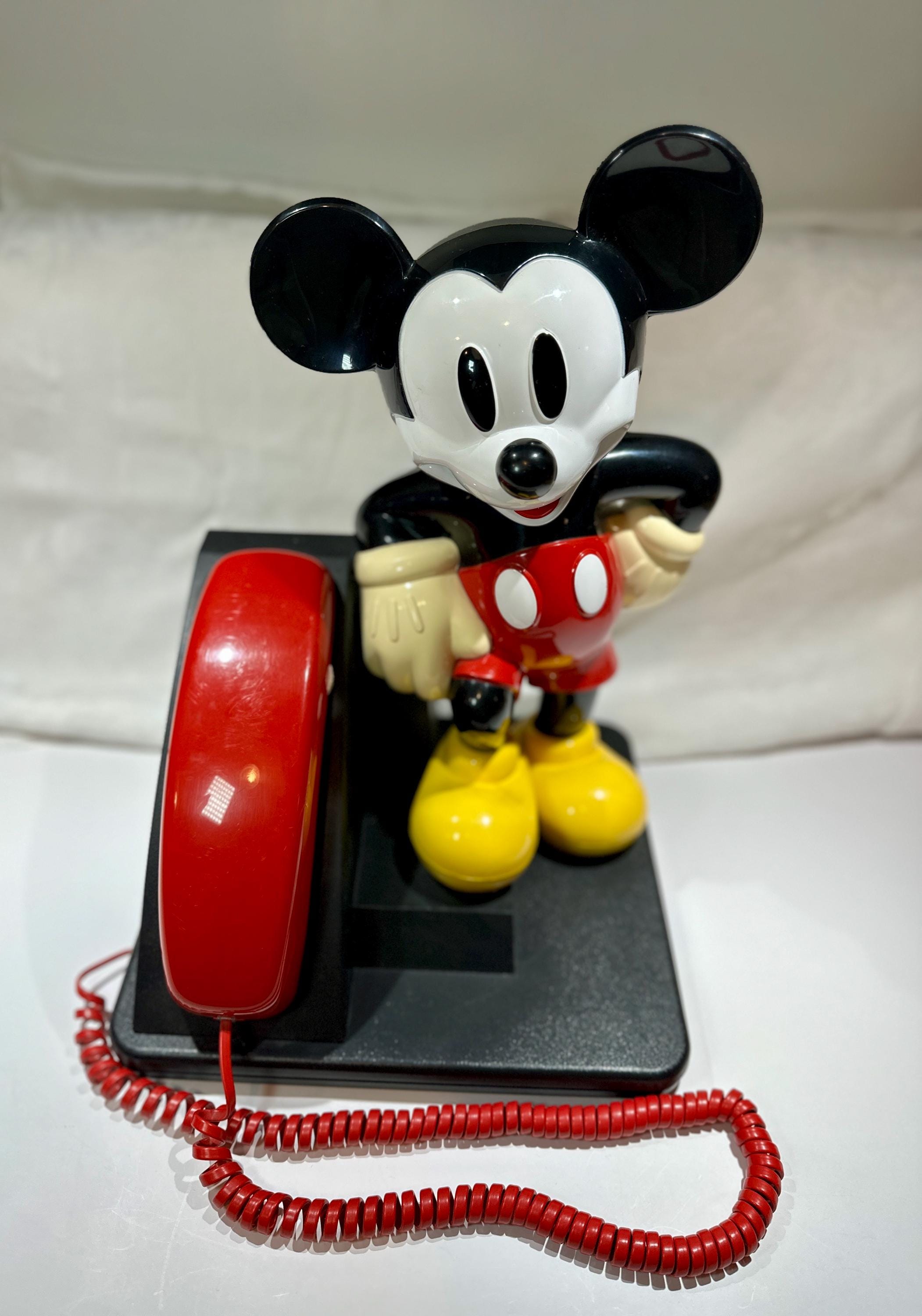 ヴィンテージ ミッキーマウス 電話 • 90年代ディズニー コレクターズ