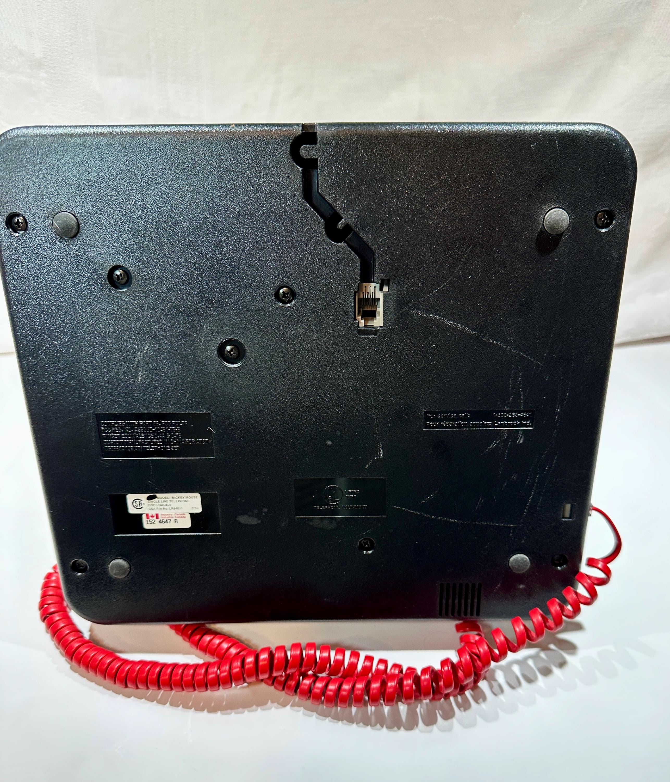 ヴィンテージ ミッキーマウス 電話 • 90年代ディズニー コレクターズ