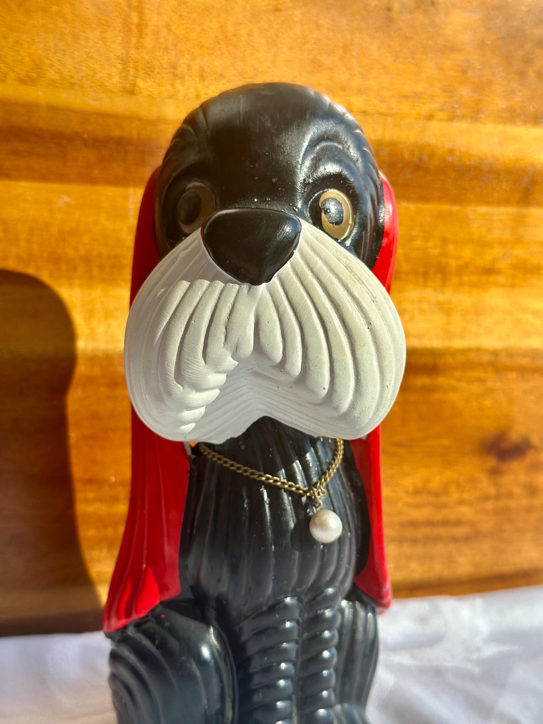 ヴィンテージ陶器製犬の置物：ミッドセンチュリージャパンスタイル