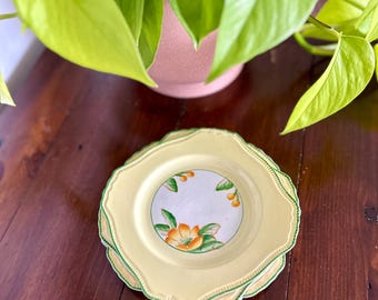 Royal Winton Grimwades handmålade desserttallrikar, set om 4