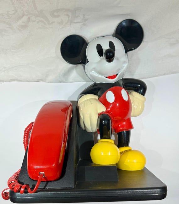 ヴィンテージ ミッキーマウス 電話 • 90年代ディズニー コレクターズ