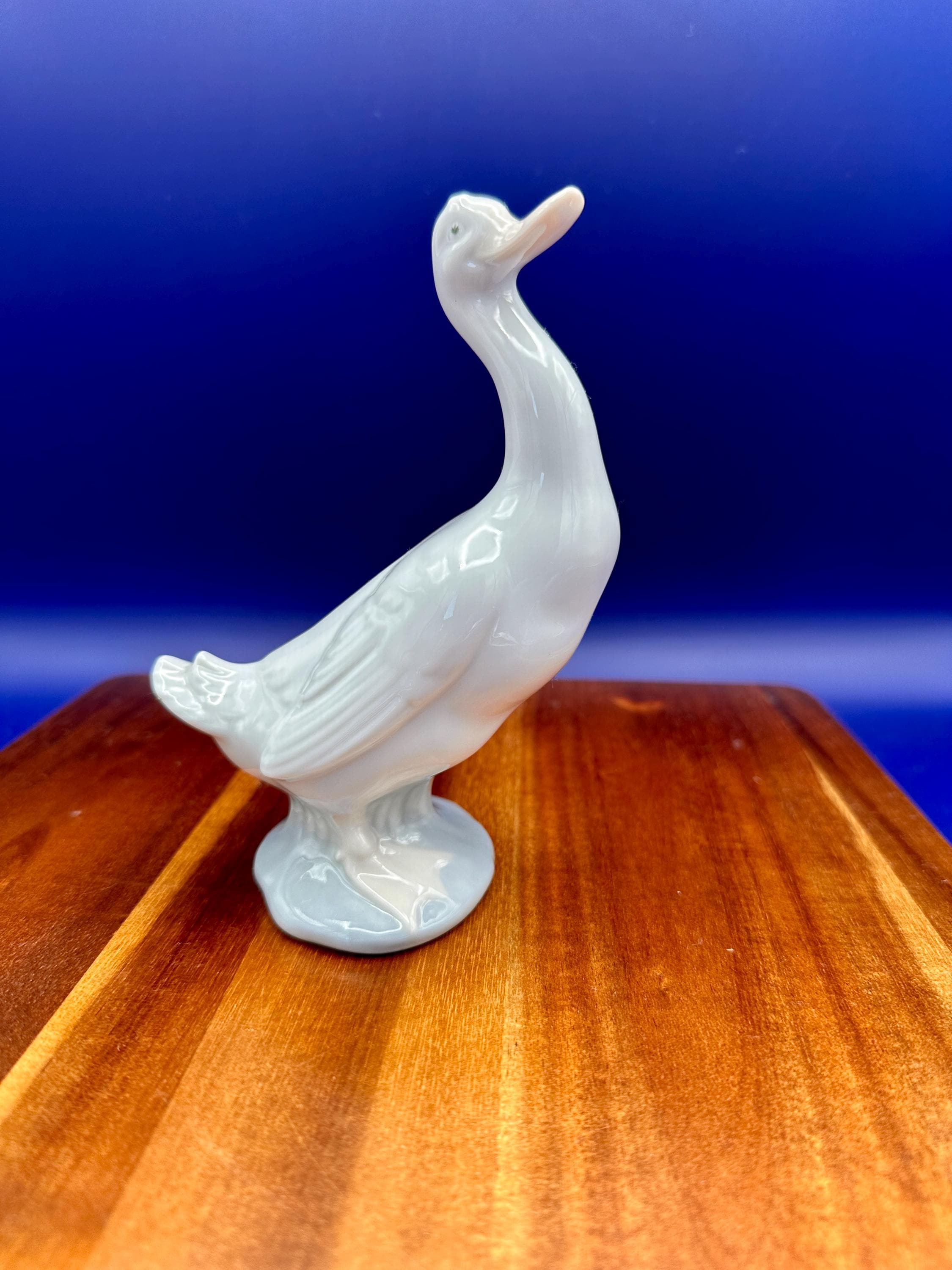 Lladro リヤドロnao☆ ピクニック Lladró Nao “optimistic Duck” Figurine, Glossy Porcelain • 1992