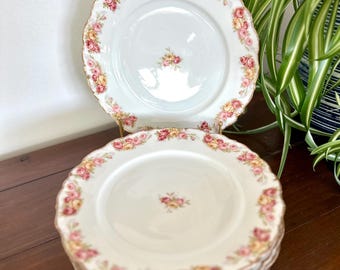 Antique Limoges Elite Works, Rose Buds and Gold Edge, Romantic