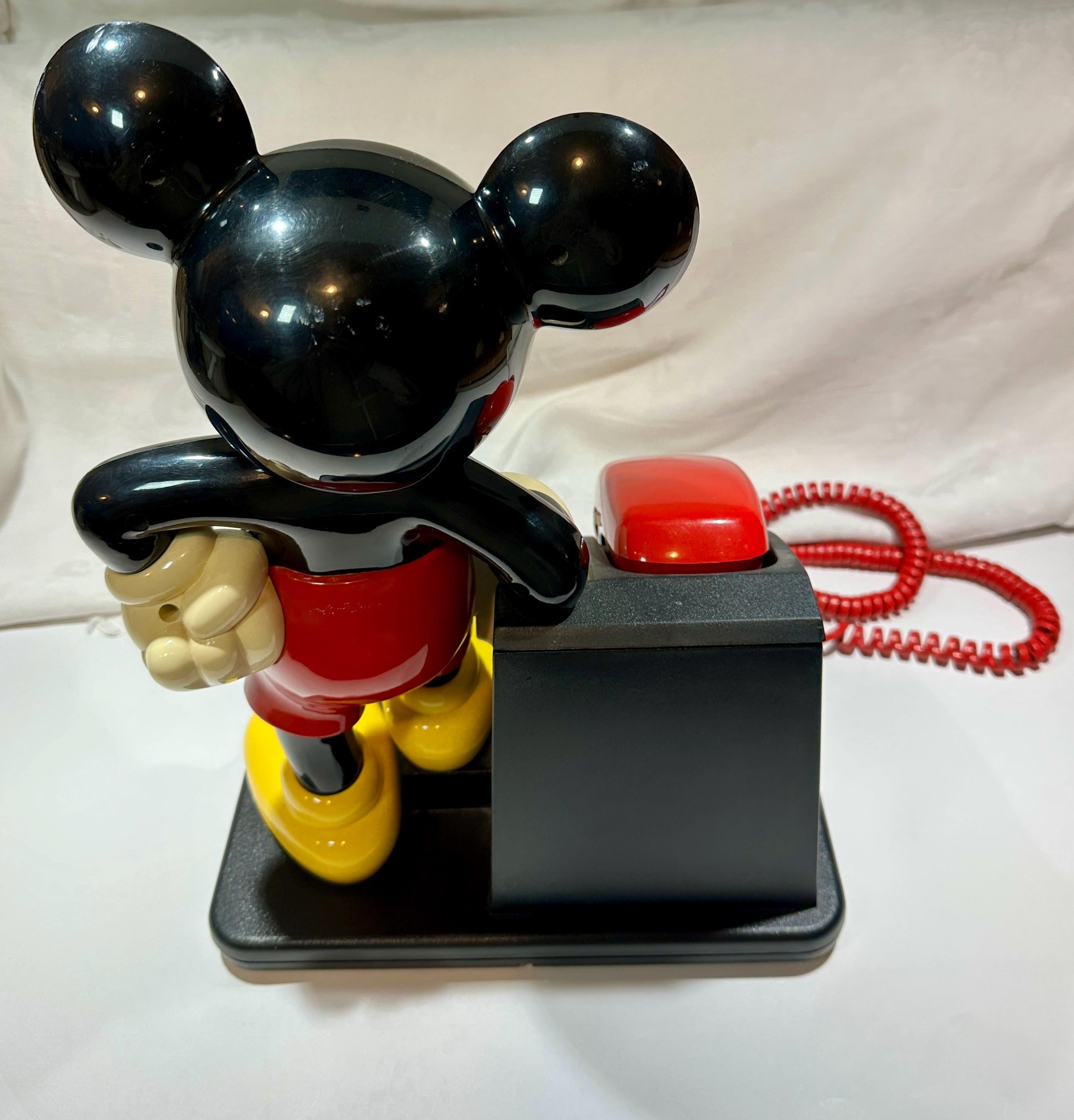 ヴィンテージ ミッキーマウス 電話 • 90年代ディズニー コレクターズ