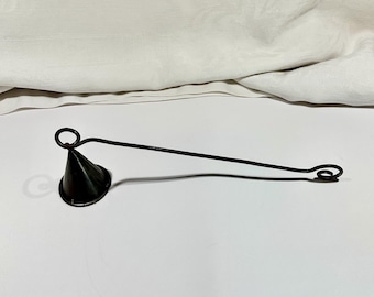 Metalowy gasidło do świec w stylu vintage, 30 cm długości, dekoracja do domu