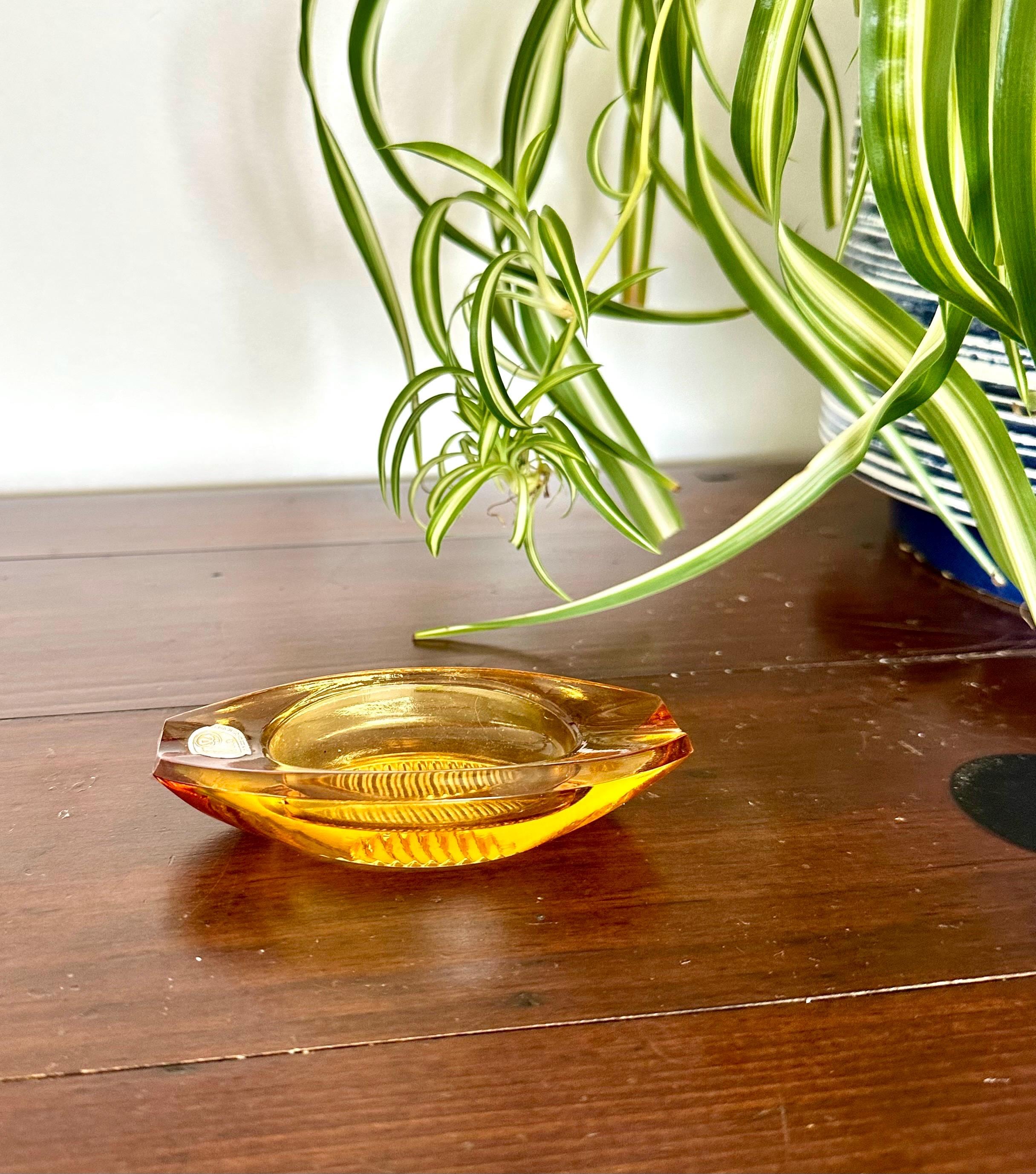 Czech bohemia glass ashtray - Etsy 日本