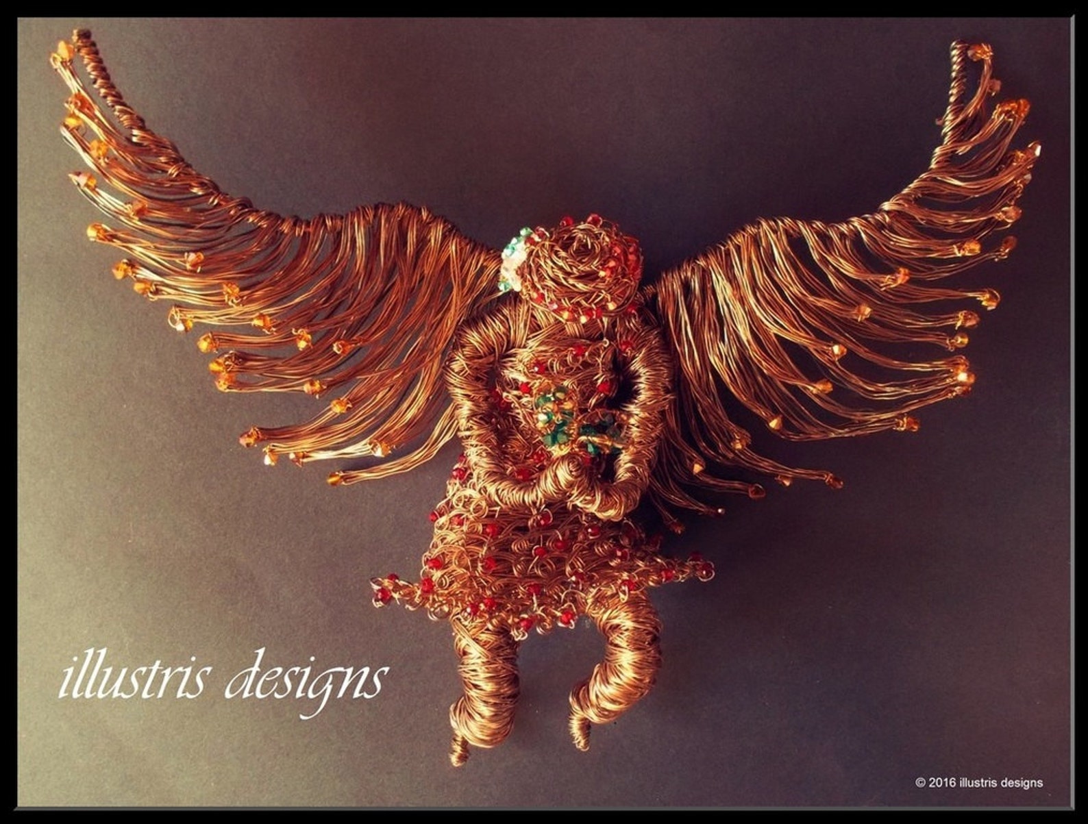 Angel Wire Sculpture Wall Art - Etsy