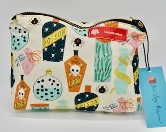 Poison Witch's Potions Zipper Pouch - Medium Size