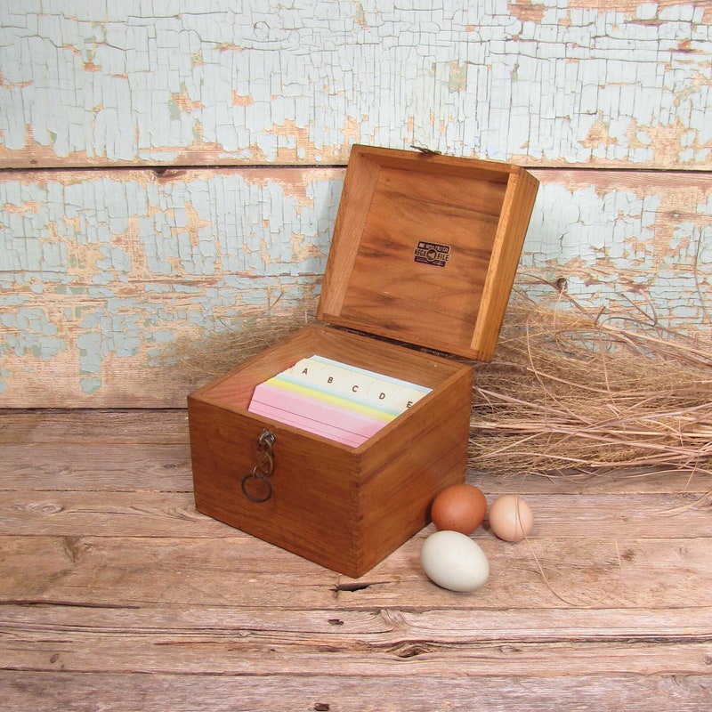 Address File Box - Etsy