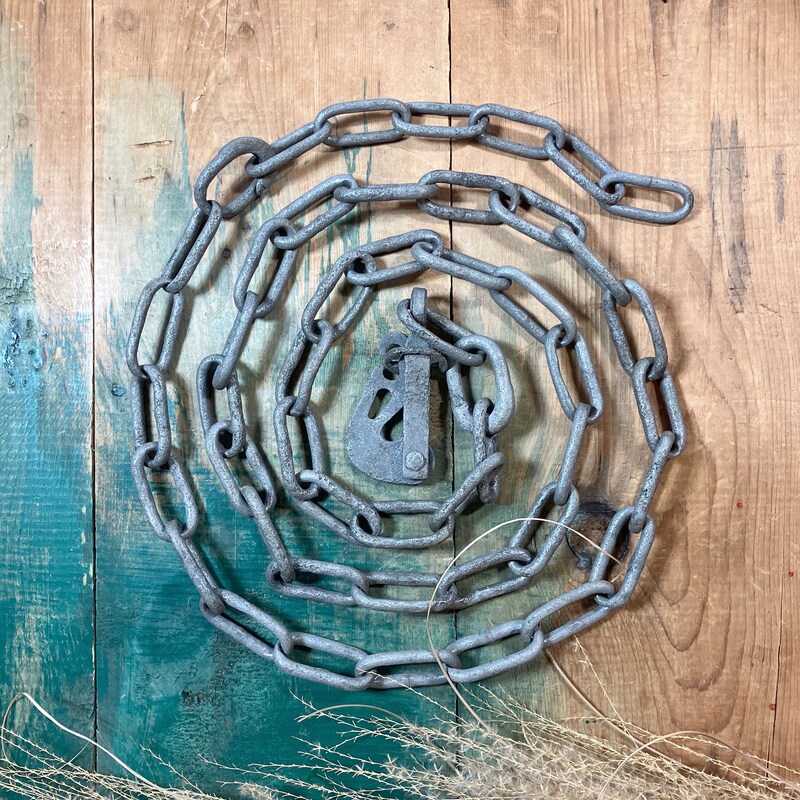 Rusty Barn Chain - Etsy