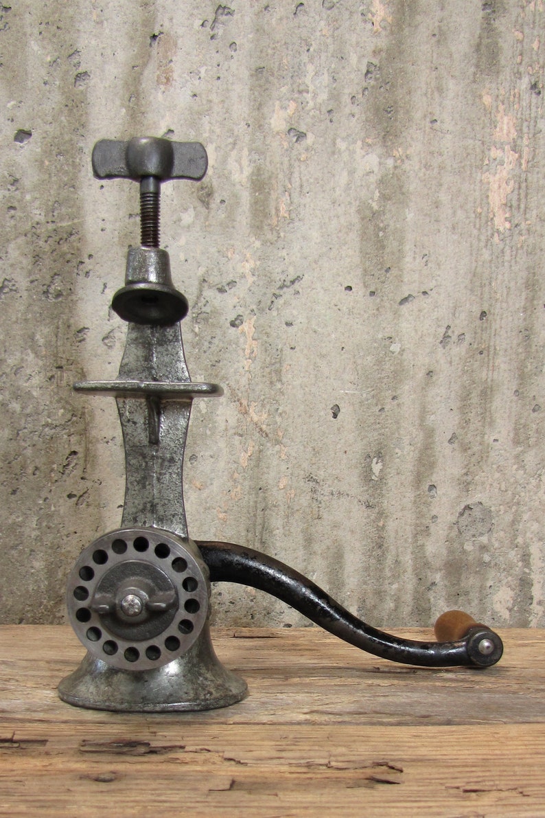 Antique Keystone No. 5 Cast Iron Clamp Meat Grinder C.I. Co. Etsy.de