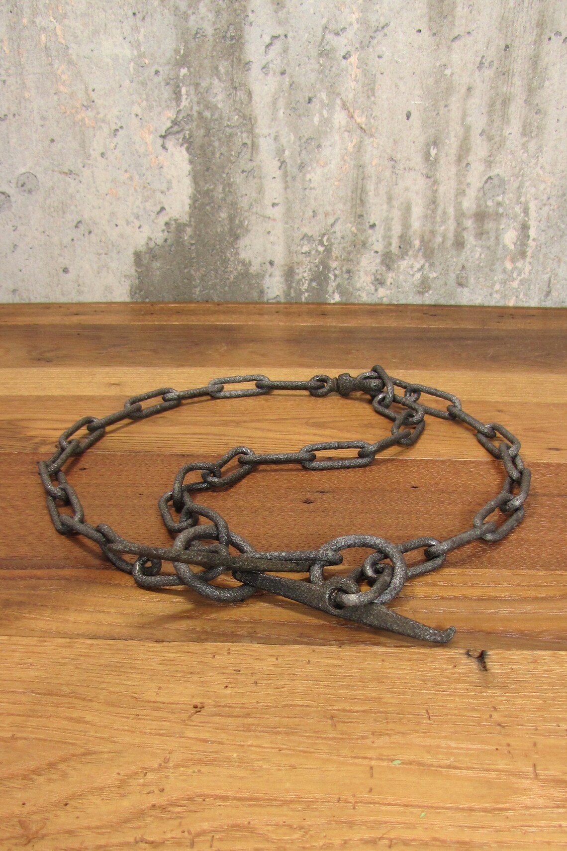 Vintage Iron Horse Trace Farm Chain Primitive Harness Hame Etsy