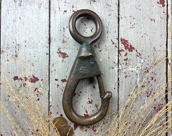 Vintage Brass Spring Clip with Ring – Wilcox Crittenden Lobster Claw Clasp