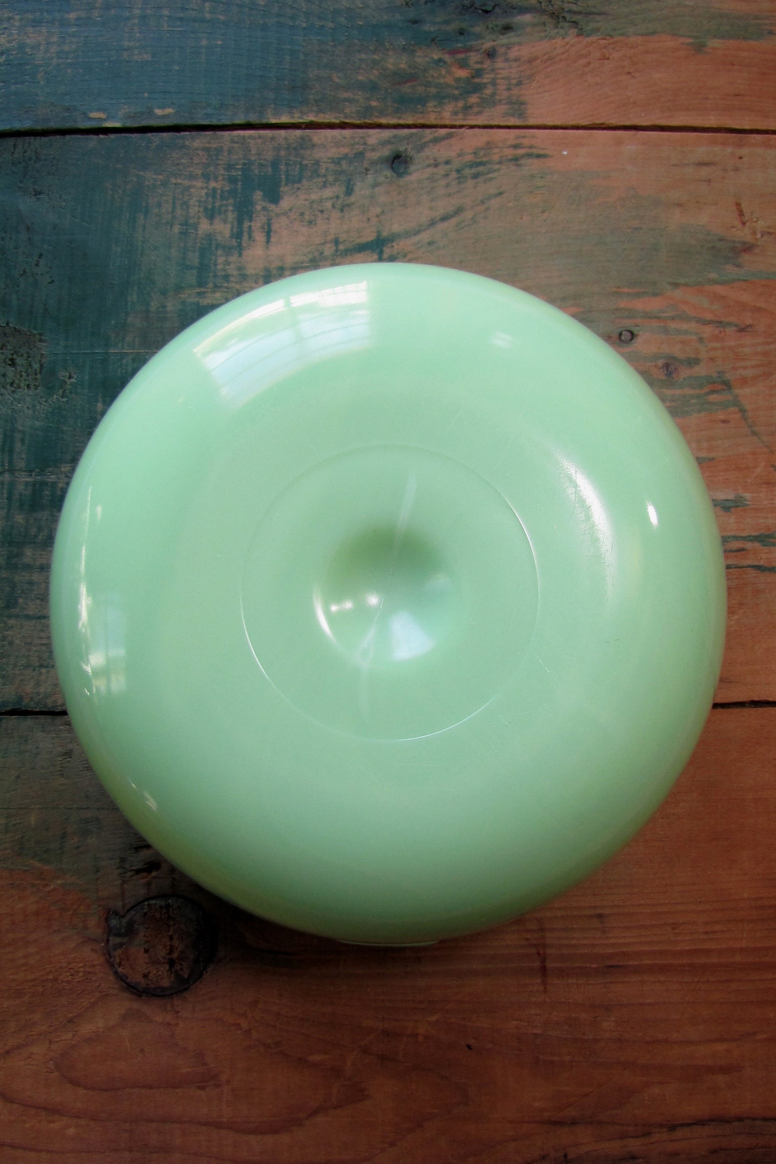 Vintage Large Jadeite Mixer Bowl 9.5 Beaded Rim Mint Etsy