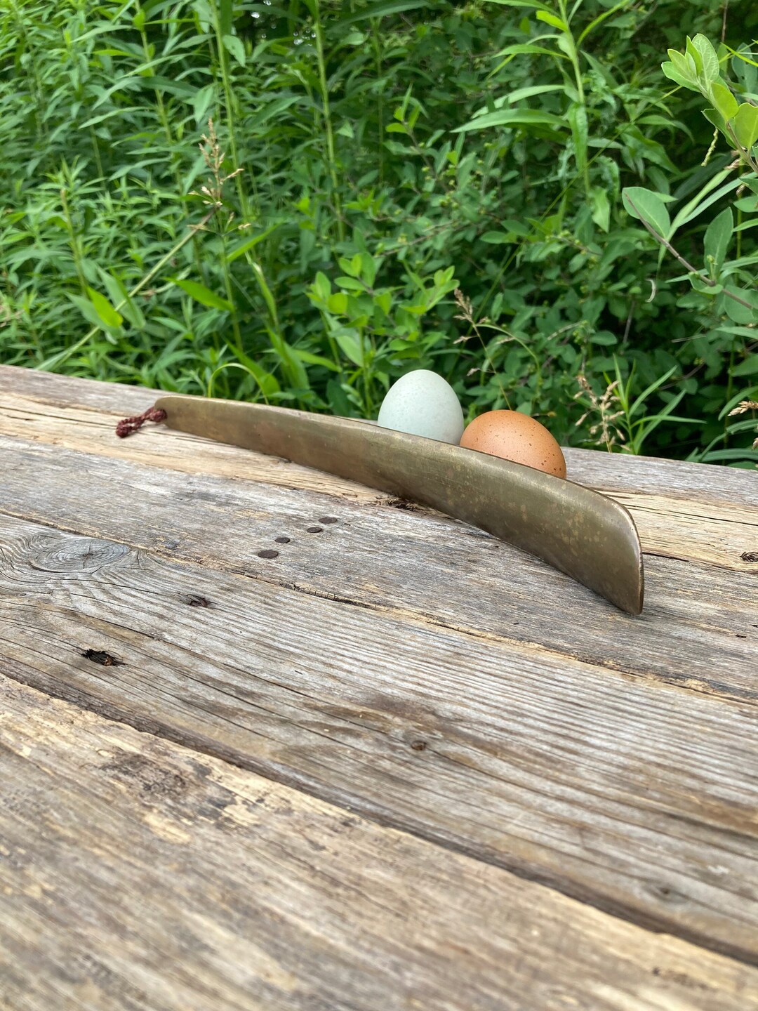 Antique Solid Brass Shoe Horn Vintage 13.5 Shoehorn Etsy