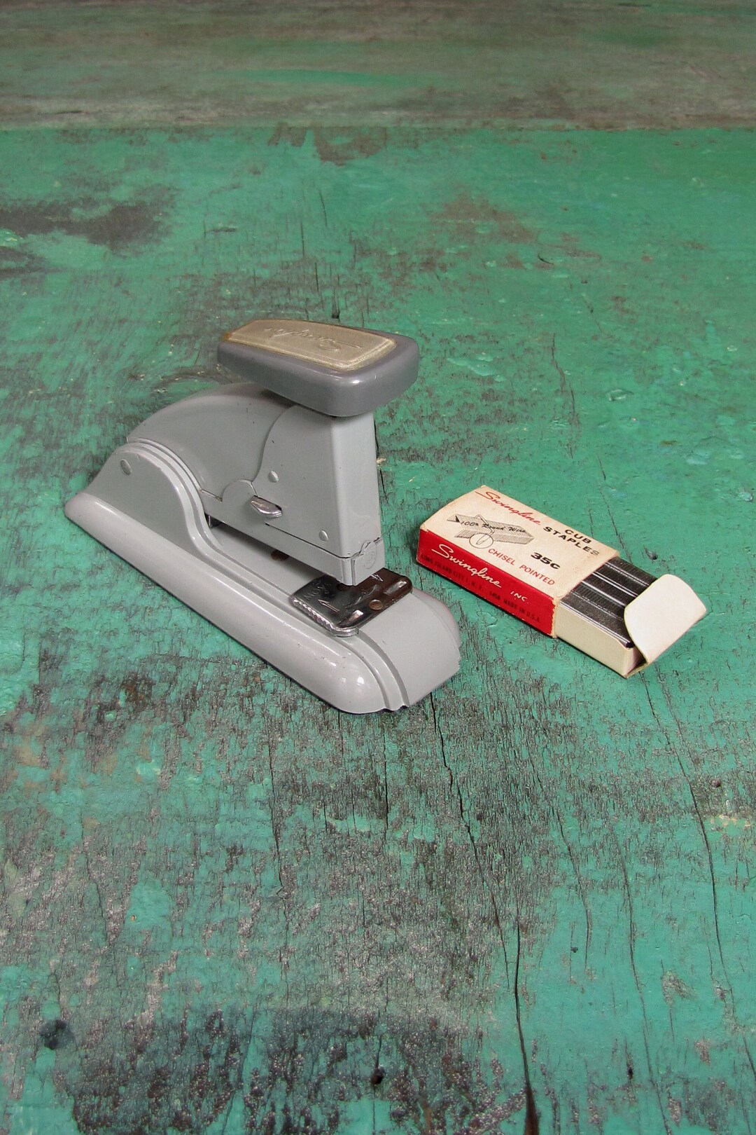 Vintage Swingline Art Deco Stapler With Staples Long Island Etsy