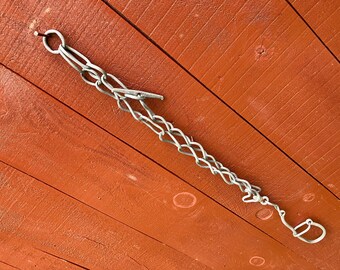 Harnais à Crochet Antique – Fer Clapet Grange – Récupération – Pièce Originale
