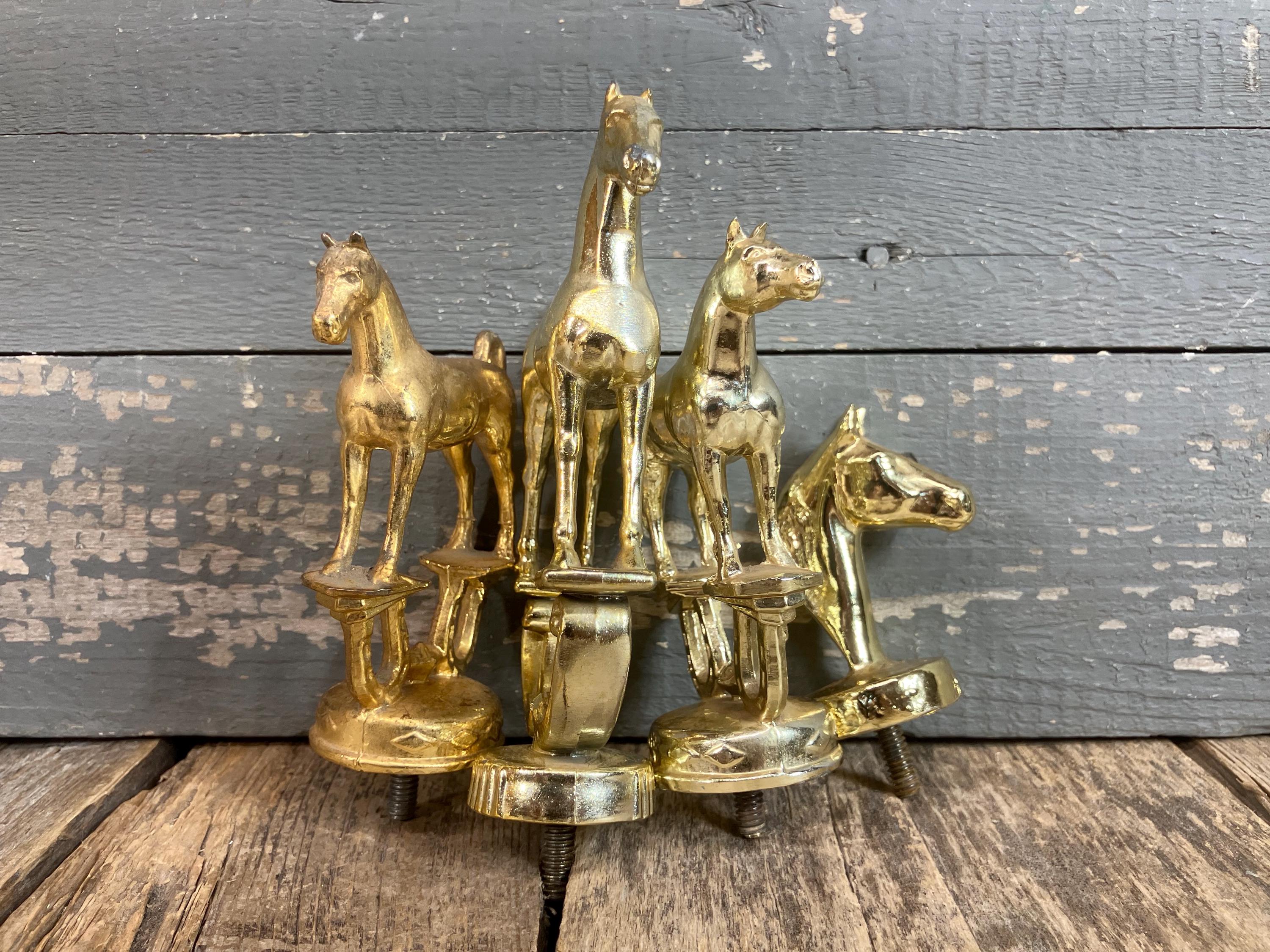 Trophée équestre Vintage ETI Horse Show – Années 1950 – Pierre 12 Pouces