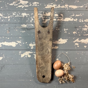 Antique Handmade Wood Boot Jack Primitive Boot Off Vintage Mudroom Shoe Remover Rustic Farmhouse Decor