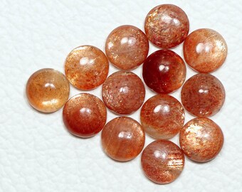 Natural Cabochon Sun Stone Cabochon Semi Precious Sun Stone Smooth Cabochon Loose Gemstone Semi Precious Sun Stone Smooth Cabochon sun stone