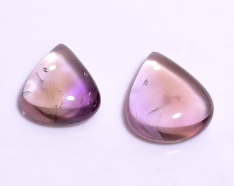 25X25X8 mm For Making Jewelry R-282 Stunning AAA Quality 100/% Natural Ametrine Heart Cabochon Loose Gemstone 37 Ct