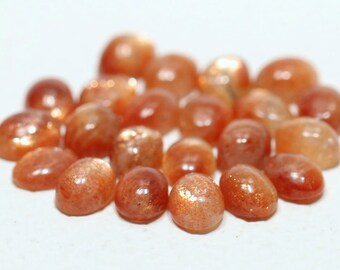 8x10mm 4x6mm 7x9mm 12x16mm. Natural Sunstone 3x5mm-12x16mm Oval Cabochon Free Delivery Loose Gemstone 3x5mm 5x7mm 9x11mm 6x8mm