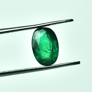 Natural Zambian Emerald Faceted Gemstone 4x6mm Oval Shape Genuine Emerald Gemstones Loose Stones Cut Precious Gem Stone C-5129