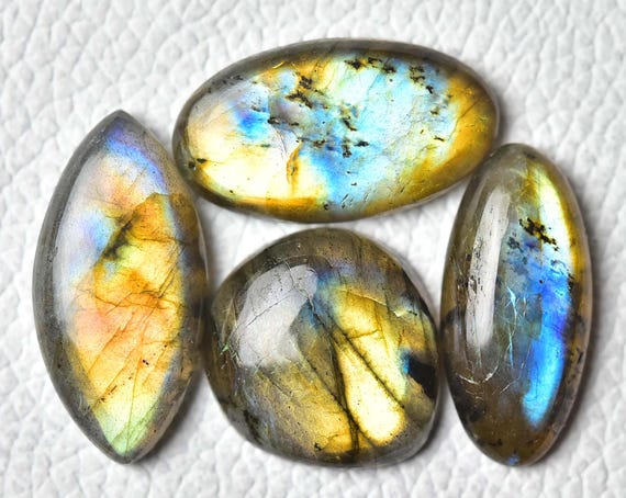 Lot De Labradorite Brute Naturelle - Pierres Précieuses Multicolores Flashy - Origine Madagascar