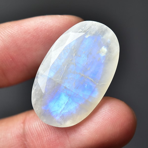 Moonstone Oval 925 Silver Ring  – Calm & Inner Clarity