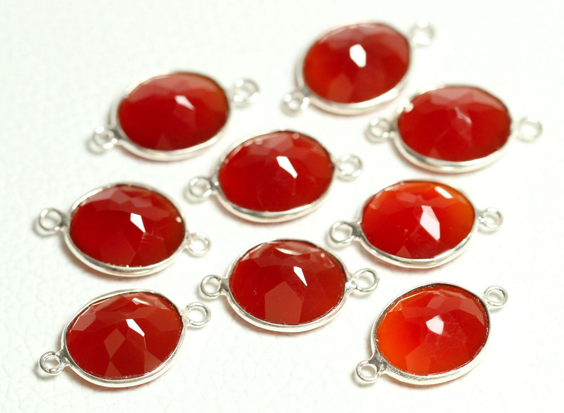 Findings conector Sterling Silver stone Carnelian,onyx,tiger eye Emerald agate Findings conector Sterling Silver stone Carnelian,onyx,tiger eye Emerald agate
