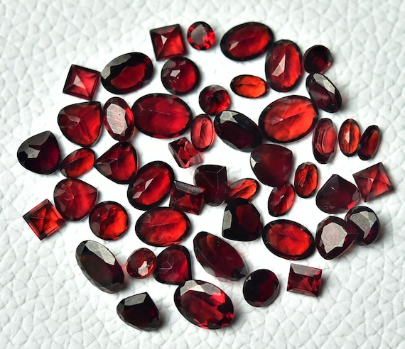 Lot De 15 Grenats 0,5 Ct Chacun (total 7,5 Ct) - FMG Gemstones - Neuf Sans Emballage