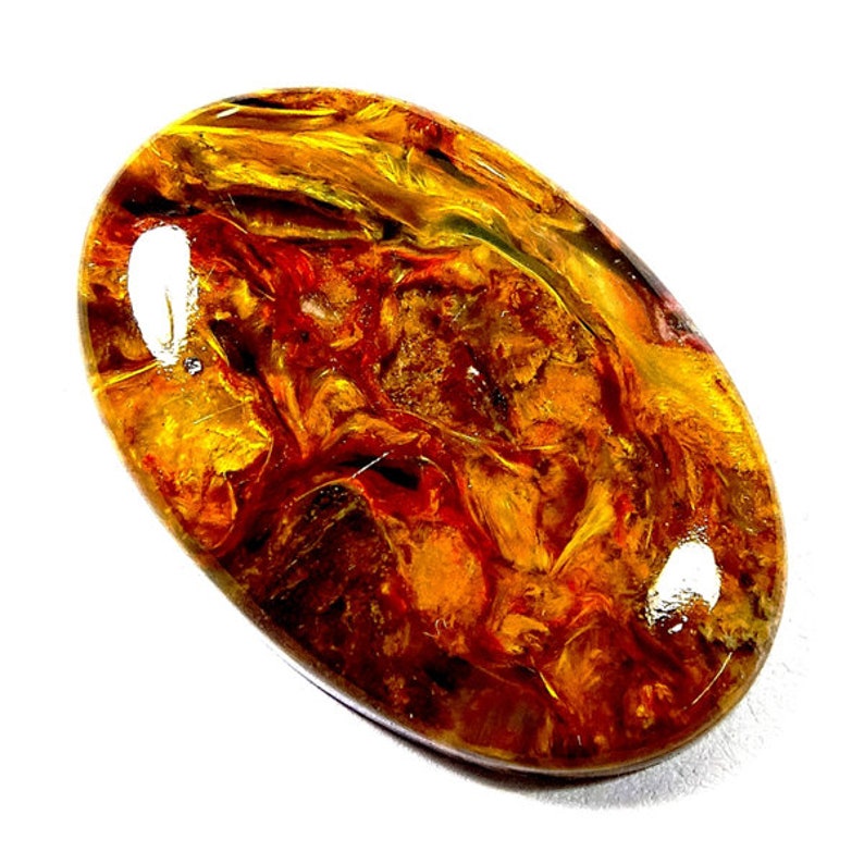 1 Piece Natural Pietersite Cabochon 15x22mm Oval Shape Cabs Genuine Pietersite Gemstones Cab Semi Precious Loose Stones Smooth Gems