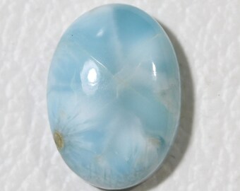 1 Piece Genuine Larimar Cabochon 14x20mm Oval Shape, Natural Larimar Gemstones Cabs Smooth Gems Loose Stones C-16389