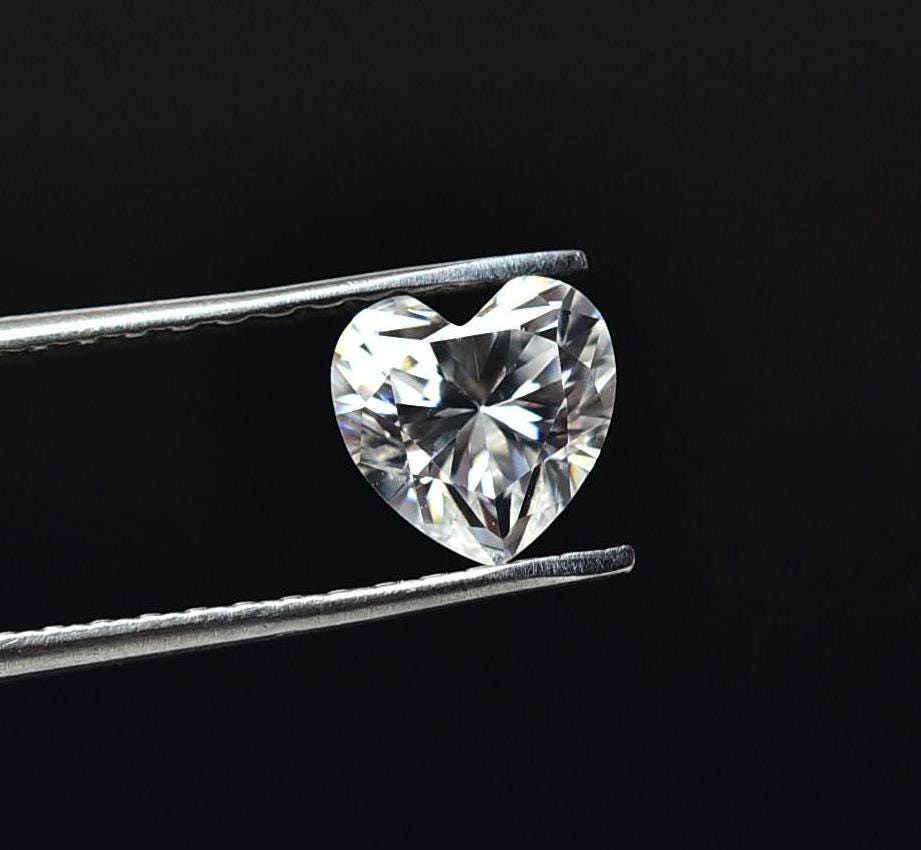 本物のモアッサナイト VVS1 カラー ホワイト 宝石 3 x 3 mm 4 x 4 mm 5