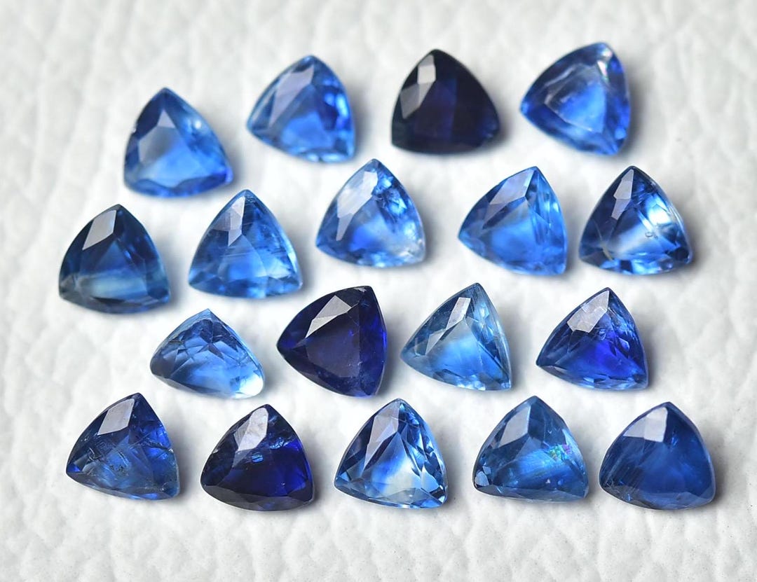 Kyanite Naturelle Bleu-verte Du Sri Lanka - 7x5 Mm - 0.90 Carats - Neuf Avec étiquette